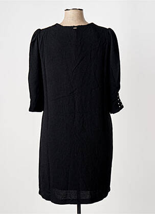 Rochie scurtă mâneci 3/4 mâneci 3/4 negru ELORA femeie