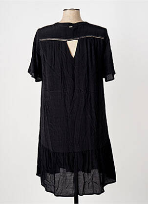 Rochie scurtă mâneci scurte mâneci scurte negru ELORA femeie