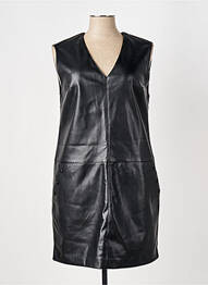 Rochie scurtă fără mâneci fără mâneci negru ELORA femme