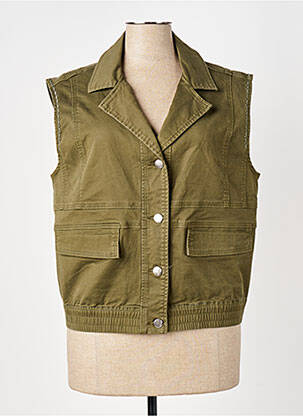 Jachete casual guler tip costum verde ELORA femeie