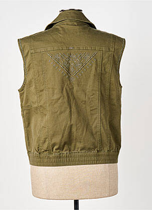 Jachete casual guler tip costum verde ELORA femeie