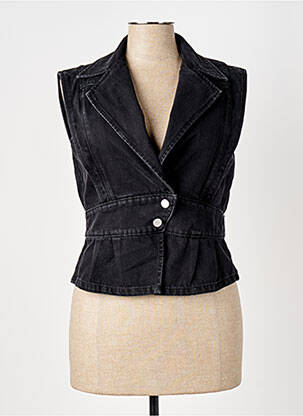Jachete casual guler tip costum negru ELORA femeie