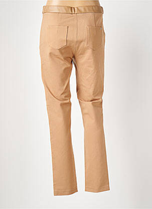 Pantalon drept elasticitate mărime normală maro ELORA femeie