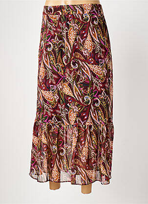 Fustă lungă roșu ELORA femeie