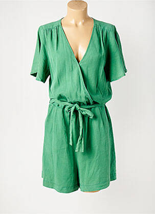 Salopetă scurtă verde ELORA femeie