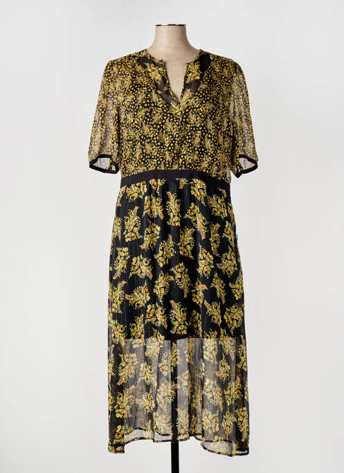 Rochie lungă galben ELORA femeie