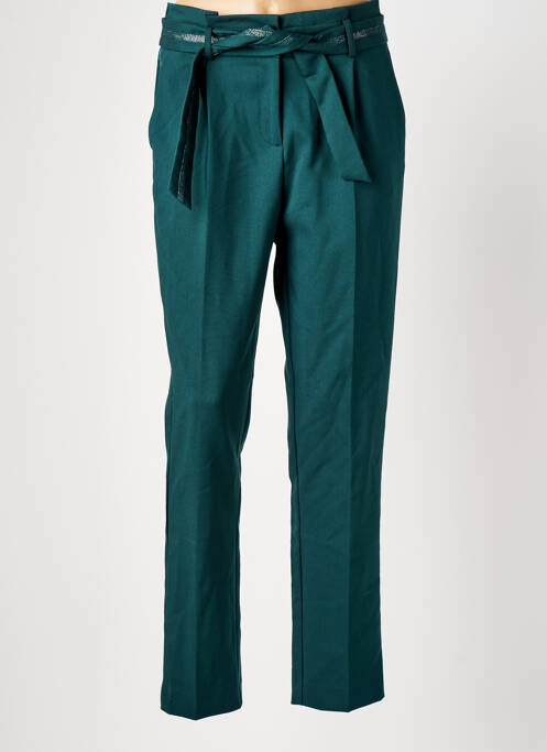 Pantalon slim verde ELORA femeie