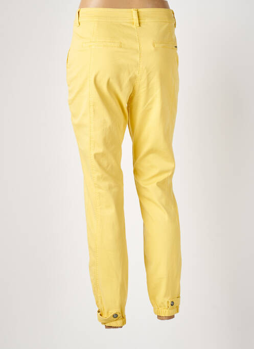 Pantalon 7/8 galben ELORA femeie