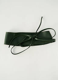 Curea efect material satinat verde VIMODA femeie