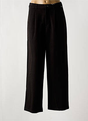 Pantalon drept închidere cu fermoar sub clapetă cu nasturi negru LEE COOPER femeie