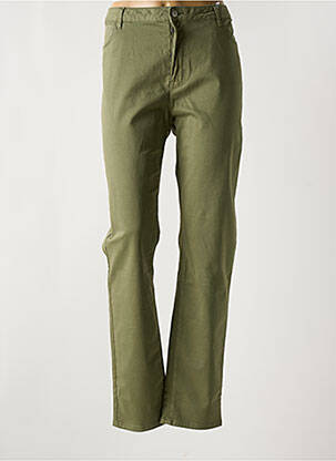 Pantalon slim verde KANOPE femeie