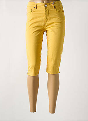 Pantalon trei sferturi buzunare galben LEE COOPER femeie
