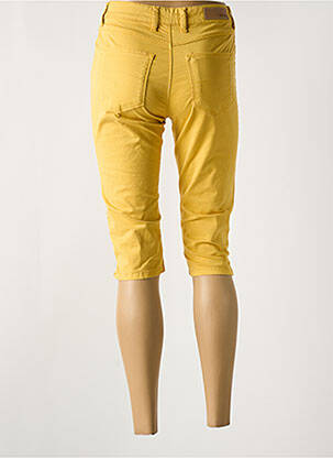 Pantalon trei sferturi buzunare galben LEE COOPER femeie