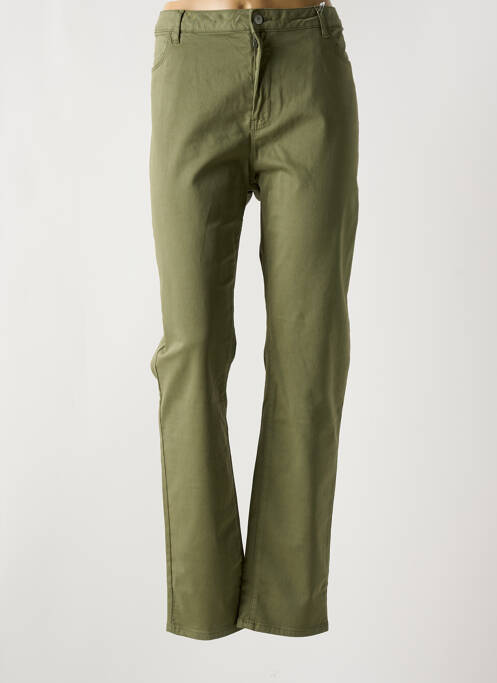 Pantalon slim verde KANOPE femeie