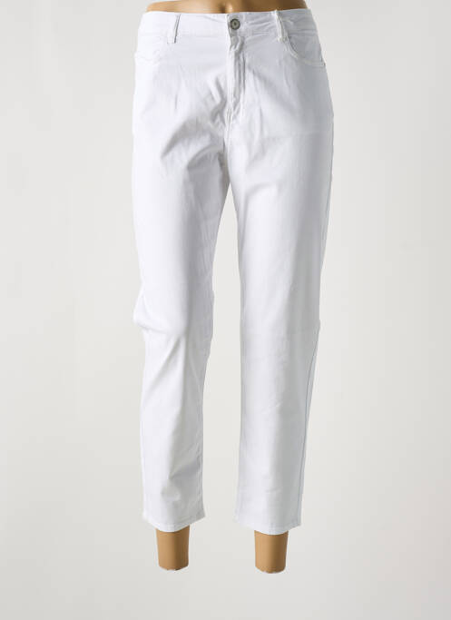 Pantalon 7/8 alb KANOPE femeie