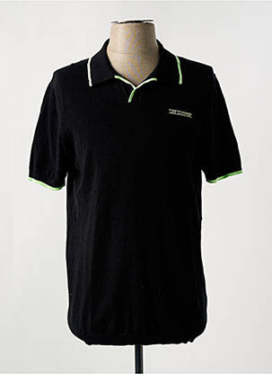 Polo croială dreaptă mâneci scurte negru LEE COOPER bărbat