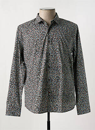 Cămașă cu mâneci lungi negru CIBLE ROUGE bărbat