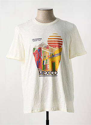 Tricou bej LEE COOPER bărbat