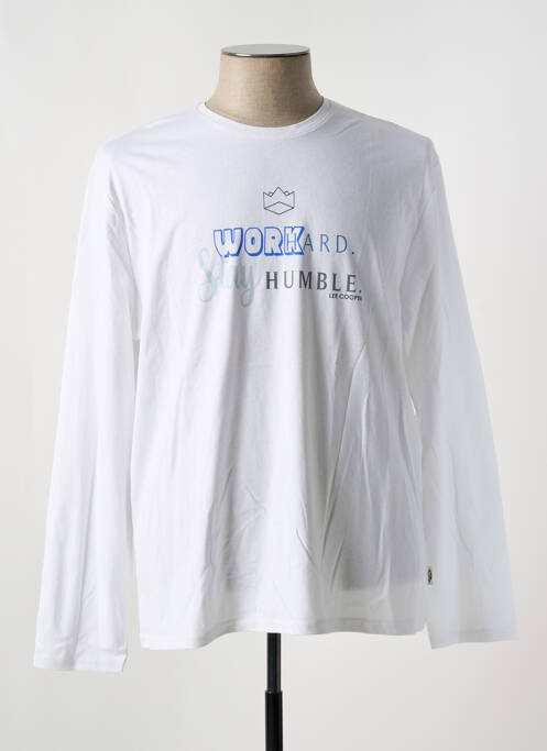 Tricou alb LEE COOPER bărbat
