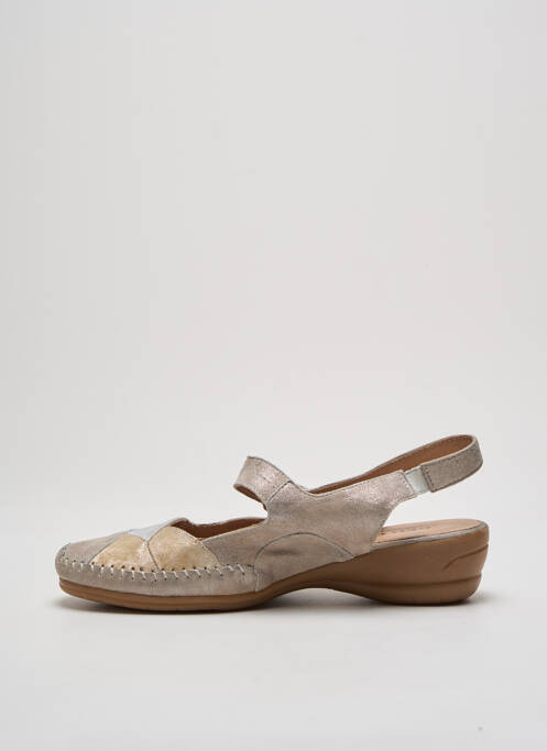 Sandale/Pantofi decupați argintiu GEO-REINO femeie