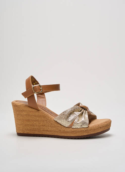 Sandale/Pantofi decupați auriu TAMARIS femeie