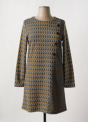 Rochie midi galben SISTTER femeie