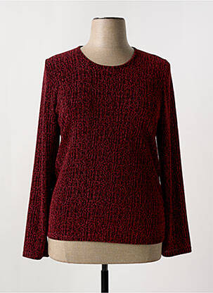 Top roșu UN TEMPS POUR ELLE femeie