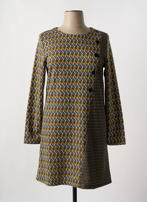 Rochie midi galben SISTTER femeie