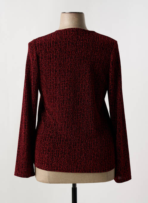 Top roșu UN TEMPS POUR ELLE femeie