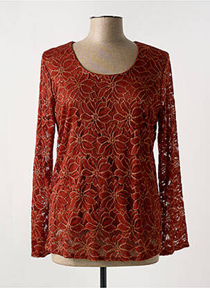 Top maro UN TEMPS POUR ELLE femeie