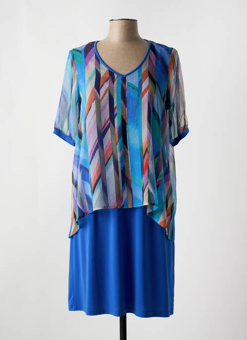 Rochie midi albastru FRANCE RIVOIRE femeie