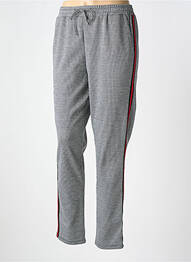 Pantalon slim talie elastică mărime normală gri C'EST BEAU LA VIE femme