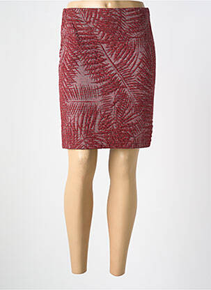 Fustă scurtă roșu UN TEMPS POUR ELLE femeie