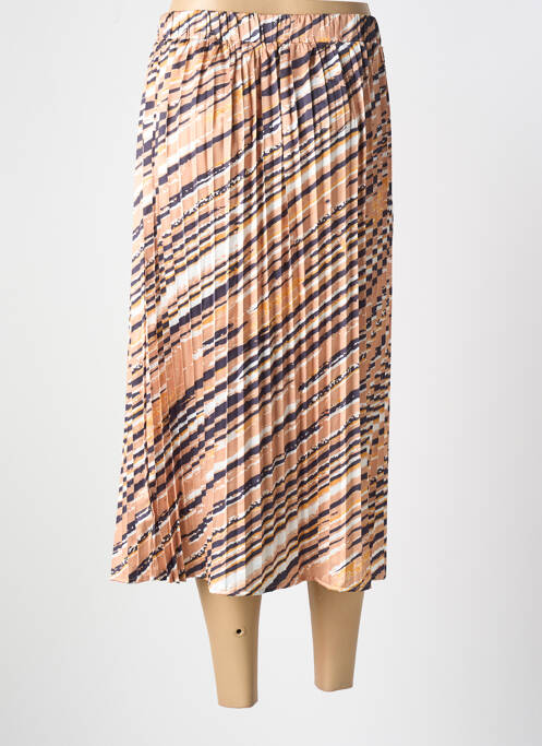 Fustă midi maro JULIE GUERLANDE femeie