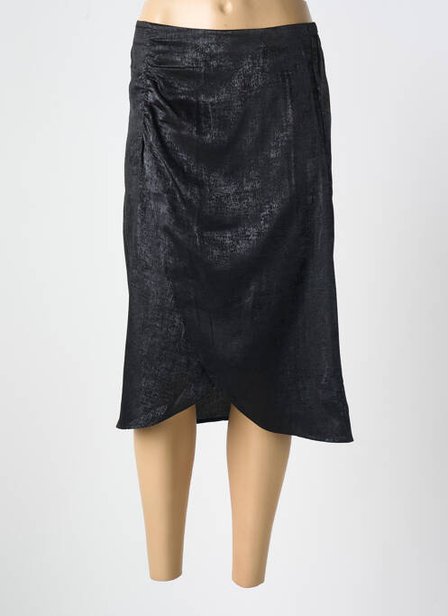 Fustă midi negru CERISE BLUE femeie