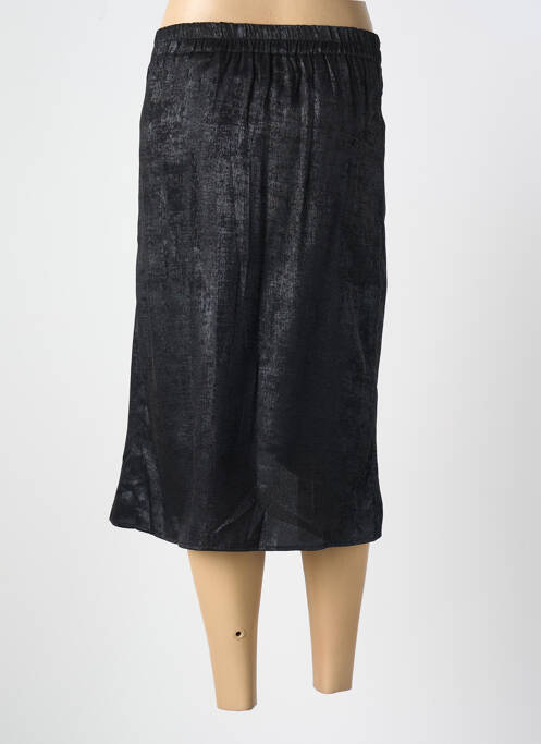 Fustă midi negru CERISE BLUE femeie