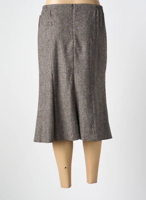 Fustă midi gri FRANCE RIVOIRE femeie