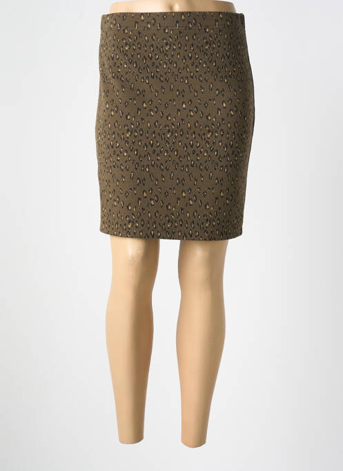 Fustă scurtă verde UN TEMPS POUR ELLE femeie