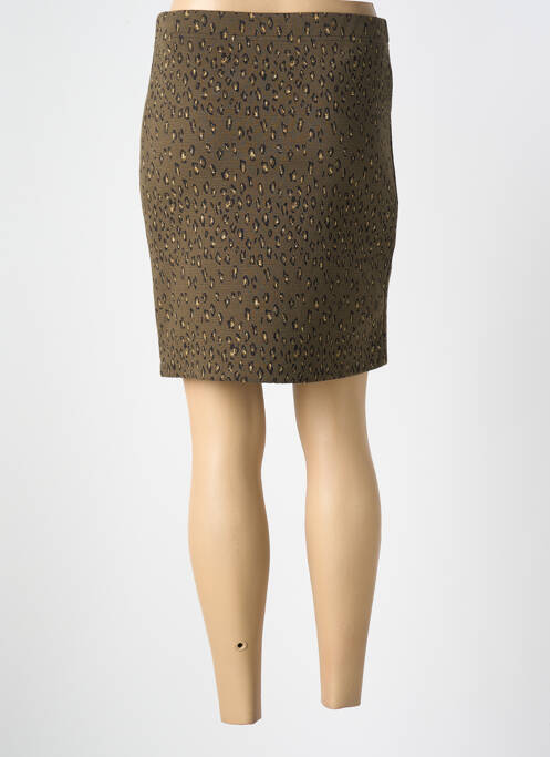 Fustă scurtă verde UN TEMPS POUR ELLE femeie