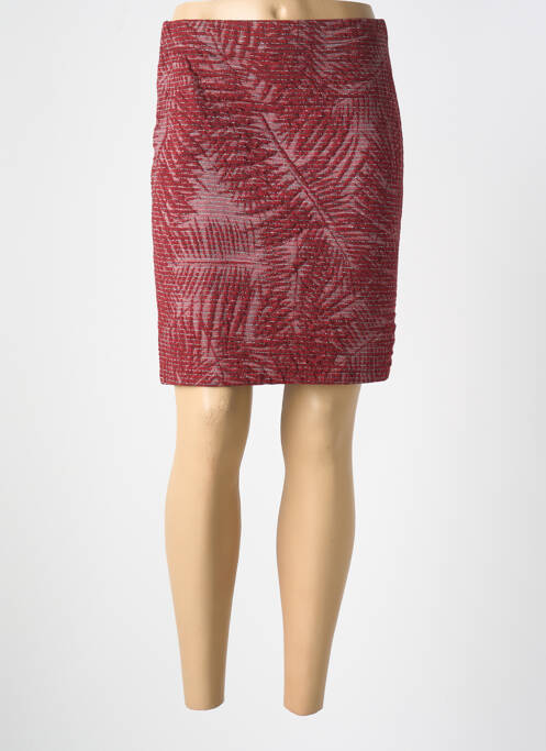 Fustă scurtă roșu UN TEMPS POUR ELLE femeie