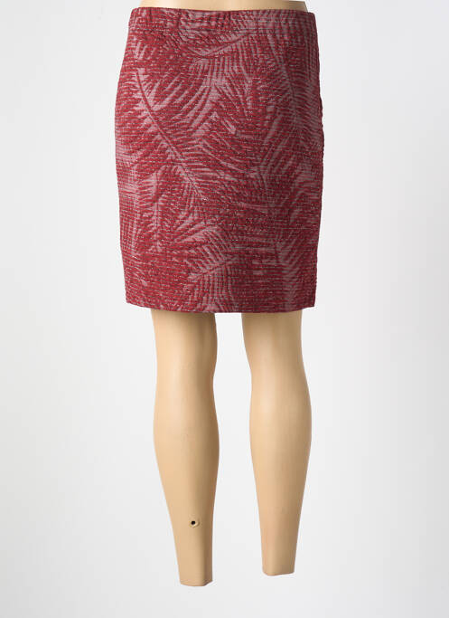 Fustă scurtă roșu UN TEMPS POUR ELLE femeie
