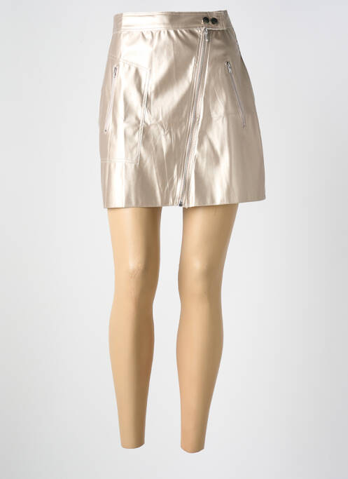 Fustă scurtă auriu CERISE BLUE femeie