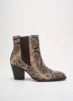 Botine/Ghete maro REQINS femeie