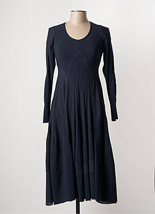 Rochie lungă albastru HIGH femeie