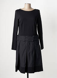 Rochie midi mâneci lungi mâneci lungi negru BEATE HEYMANN femeie
