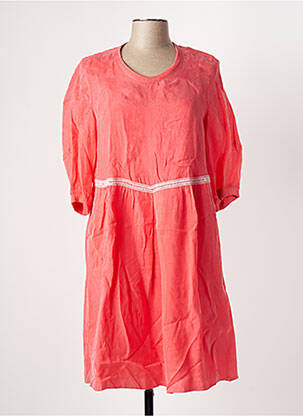Rochie midi mâneci 3/4 mâneci 3/4 portocaliu BEATE HEYMANN femeie