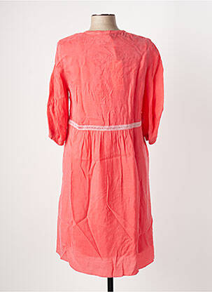 Rochie midi mâneci 3/4 mâneci 3/4 portocaliu BEATE HEYMANN femeie