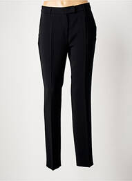 Pantalon slim țesătură poplin mărime normală negru MAX MARA femme