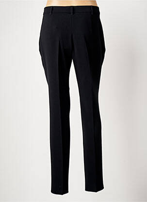 Pantalon slim țesătură poplin mărime normală negru MAX MARA femeie