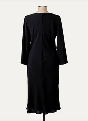 Rochie midi mâneci lungi mâneci lungi negru MAX MARA femeie